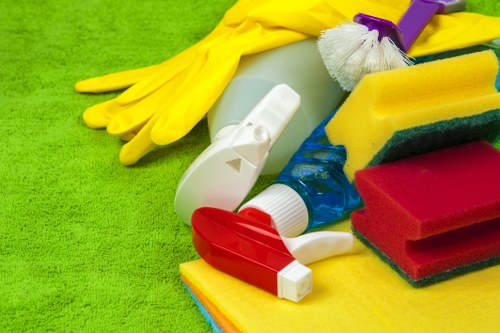 Waste disposal and responsible cleaning service procedures